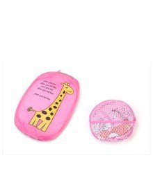 Karikatür Figürlü Katlanır  File Oyuncak Ve Çamaşır Sepeti