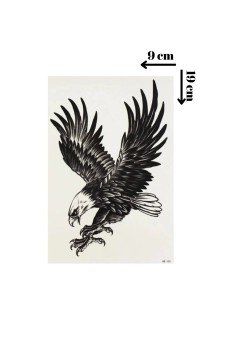 Kartal Geçici Dövme Şablonu - FF037