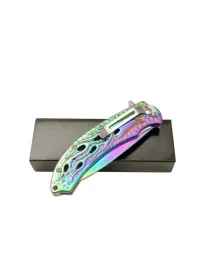 Kartal  Rainbowi TK 21 cm Kamp / Outdoor Çakı  - Yarı Otomatik, Kemerlikli, Kutulu