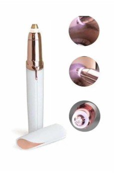 Kaş Bıyık Epilasyon Aleti İnce Uçlu Yüz Için Tüy Alıcı Pilli