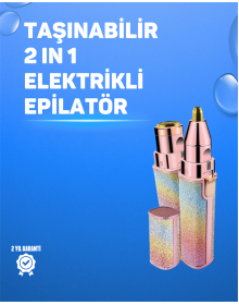 Kaş ve Yüz Epilation Aleti – Kolay Kullanımlı, Portatif Shaver USB Şarjlı