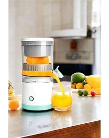 Katı Meyve Sıkacağı Taşınabilir USB Şarjlı Pratik Paslanmaz Çelik Bıçaklı