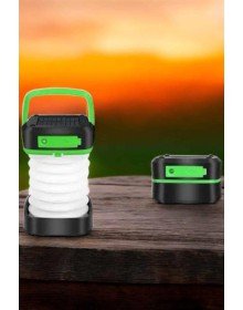 Katlanabilir Kamp Lambası Solar Fener Görünümlü 3 Kademeli Şarjlı