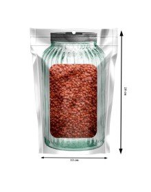 Kavanoz Görünümlü Kilitli Saklama Poşeti Çıtçıtlı ve Pratik Torba