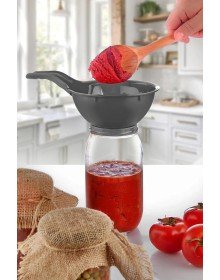 Kavanoz Hunisi - Konserve Reçel Hunisi Geniş Ağızlı - Saplı