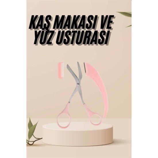 Kavisli Kaş Kirpik Düzeltici Bıyık Alma Taraklı Kaş Makası Yüz Bakım Seti Makas Kavisli Kaş Kirpik Düzeltici Bıyık Alma Taraklı Kaş Makası Yüz Bakım Seti Makas