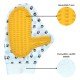 Kedi Köpek Yıkama Tüy Açıcı Düğüm Çözücü Plastik Tımar Masaj Eldiveni El Fırçası Kedi Köpek Yıkama Tüy Açıcı Düğüm Çözücü Plastik Tımar Masaj Eldiveni El Fırçası