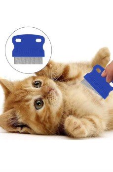 Kedi Köpek Tüy Bit Pire Toplayıcı Toplama Temizleme Tarağı Tarak Seti 4'lü Set