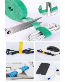 Kesilebilir Kablo  Tutucu Kulaklık Fare Airfry Ev Ofis İçin Cırt Sabitleyici Kablo Düzenleyici