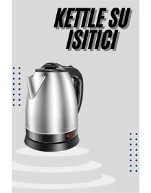 Kettle C F Tipi 220-240V Paslanmaz Çelik Elektrik Kablolu Otomatik Kapanma
