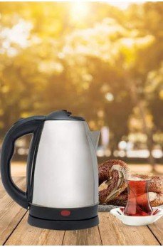 Kettle C F Tipi 220-240V Paslanmaz Çelik Elektrik Kablolu Otomatik Kapanma