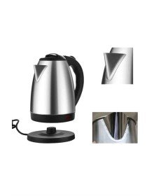 Kettle Su Isıtıcı C F Priz Uyumlu 220 - 240 V Paslanmaz Çelik Kablolu