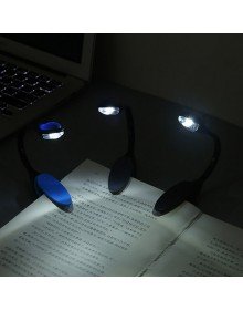 Kitap Okuma Işığı Led Booklight Kıskaçlı Pilli Model Led Işık