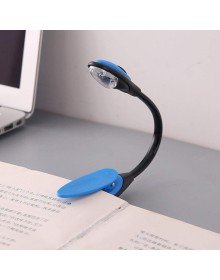 Kitap Okuma Işığı Led Booklight Kıskaçlı Pilli Model Led Işık