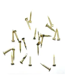 Klips, Menteşe, Ayağı Çivisi 9mm Çelik - Sarı 10gr