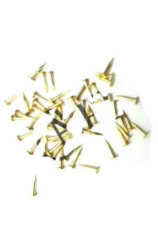 Klips, Menteşe, Ayağı Çivisi 7mm Çelik - Sarı 100gr