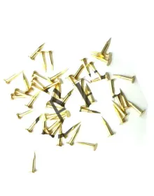 Klips, Menteşe, Ayağı Çivisi 7mm Çelik - Sarı 10gr