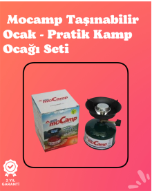 Kolay Ayarlanabilir Alevli ve Güvenli Metal Kamp Ocağı