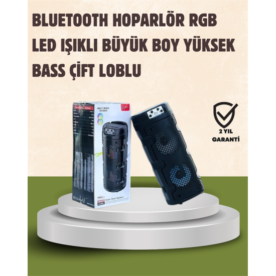 Kompakt Tasarım, Yüksek Ses Performansı – Çoklu Giriş Seçenekli Kablosuz Hoparlör (Bluetooth, USB, SD Kart, AUX)