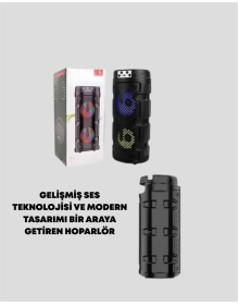 Kompakt Tasarım, Yüksek Ses Performansı – Çoklu Giriş Seçenekli Kablosuz Hoparlör (Bluetooth, USB, SD Kart, AUX)