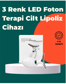 Kompakt ve Taşınabilir Cilt Bakım Cihazı – 3 Fonksiyonlu, USB Şarjlı, LED Işıklı Güzellik Aleti