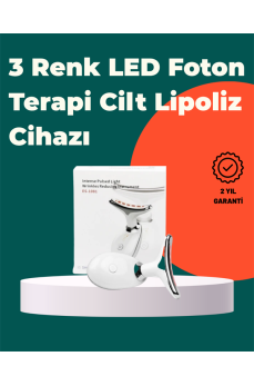 Kompakt ve Taşınabilir Cilt Bakım Cihazı – 3 Fonksiyonlu, USB Şarjlı, LED Işıklı Güzellik Aleti