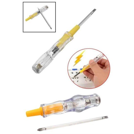 Kontrol Kalemi Çift Başlıklı Şeffaf Elektrik Testi Değişken Uçlu