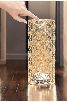 Kristal Dokunmatik Ve Kumandalı Masa Ve Gece lambası