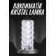 Kristal Lamba Masa Lambası Şarjlı Masa Lambası Dokunmatik Sensör Usb Şarjlı Kristal Lamba Masa Lambası Şarjlı Masa Lambası Dokunmatik Sensör Usb Şarjlı