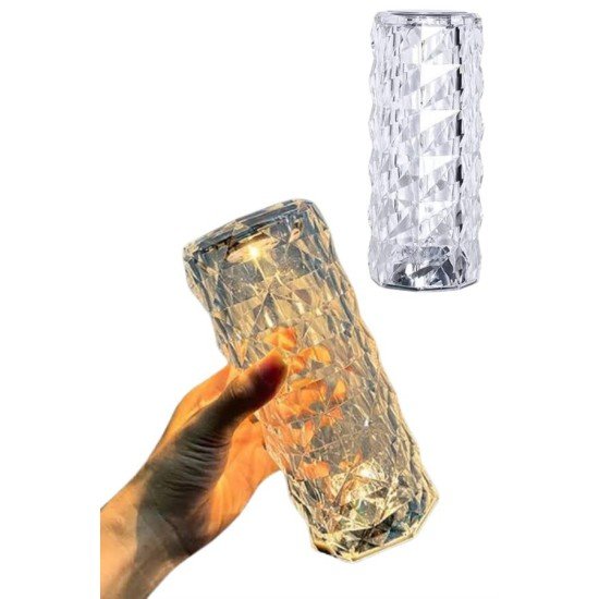 Kristal Lamba Masa Lambası Şarjlı Masa Lambası Dokunmatik Sensör Usb Şarjlı Kristal Lamba Masa Lambası Şarjlı Masa Lambası Dokunmatik Sensör Usb Şarjlı