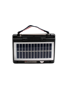 KTF-1428 Taşınabilir Güneş Enerjili Bluetooth Radyo Hoparlör – Şarjlı, Radyo, MP3, AUX Girişli