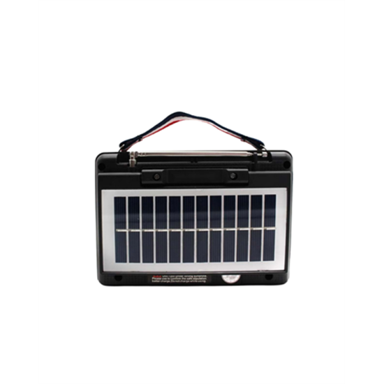 KTF-1428 Taşınabilir Güneş Enerjili Bluetooth Radyo Hoparlör – Şarjlı, Radyo, MP3, AUX Girişli