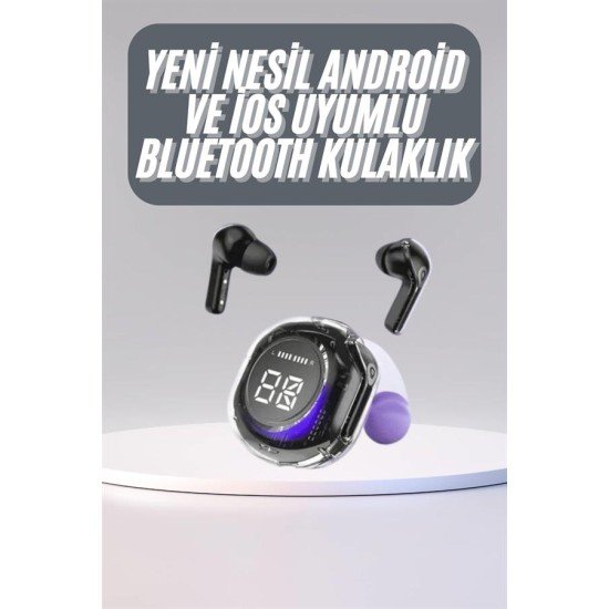 Kulak İçi Bluetooth Kulaklık ANC ENC Özellikli Şarj Göstergeli Kablosuz Kulaklık Kulak İçi Bluetooth Kulaklık ANC ENC Özellikli Şarj Göstergeli Kablosuz Kulaklık