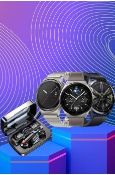 Kulak İçi Kablosuz Bluetooth Kulaklık ve NFC ve GPS Özellikli Akıllı Saat Alarm ve Titreşim Kulak İçi Kablosuz Bluetooth Kulaklık ve NFC ve GPS Özellikli Akıllı Saat Alarm ve Titreşim