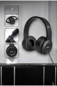 Kulak Üstü TF Kart ve AUX Destekli Ergonomik Bluetooth Kulaklık