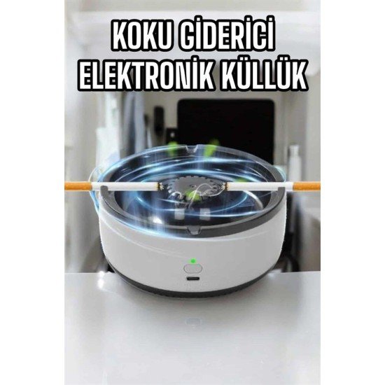 Küllük Duman Giderici Temizlenebilir Elektronik Pilli Küllük Duman Giderici Temizlenebilir Elektronik Pilli
