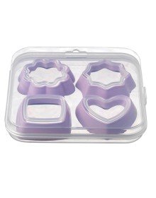 Kurabiye Kalıbı 4 Parça 8 Şekil - Saklama Kutulu