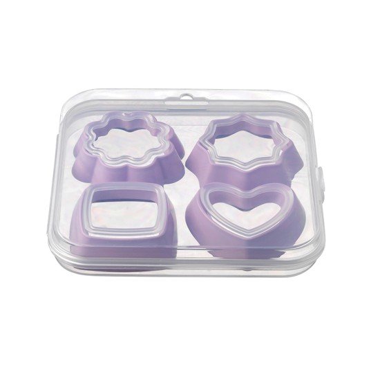 Kurabiye Kalıbı 4 Parça 8 Şekil - Saklama Kutulu Kurabiye Kalıbı 4 Parça 8 Şekil - Saklama Kutulu