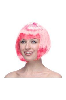 Küt Peruk - Toz Pembe (Açık Pembe)