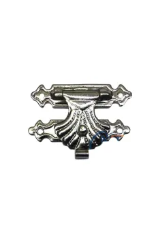 Kutu, Tavla Klipsi, Ön Kilidi No:3 - 33x24 Nikel, 1 Adet