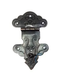 Kuyruklu Kilit, Sandık, Kutu Askısı - 36x60mm, Oksit, 1 Adet