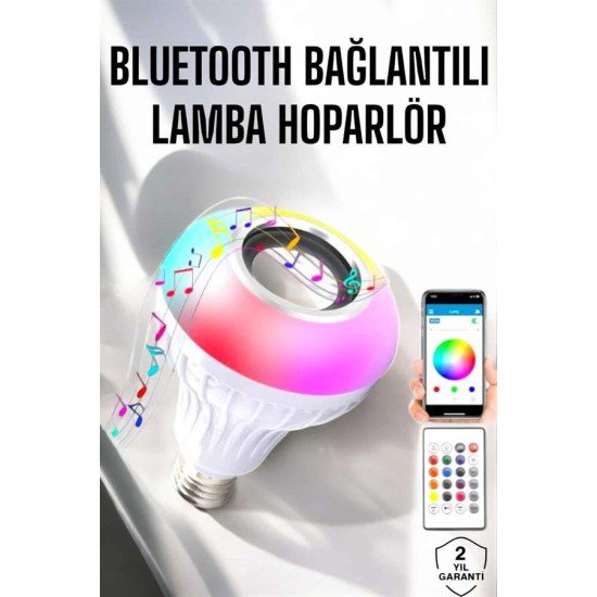 Lamba Led Hoparlör Dayanıklı ve Uzun Ömürlü Bluetooth Hoparlör