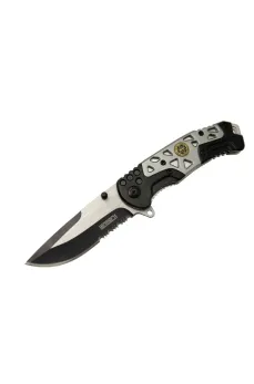 Lanmark MX10 Gri Testereli Outdoor Çakı 21 cm - Otomatik, Perçinli Lanmark MX10 Gri Testereli Outdoor Çakı 21 cm - Otomatik, Perçinli