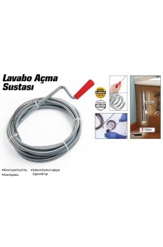 Lavabo Ve Gider Boruları Açacağı - Lavabo Açma Sustası - 8Metre