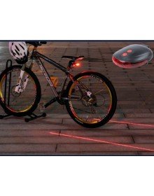 Lazer Güvenlik Şeritli Bisiklet Stop Lambası