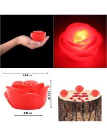 Led Işıklı Gül Romantik Gül