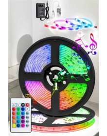 Led Işık 5 Metre Şerit Led RGB Işıklı