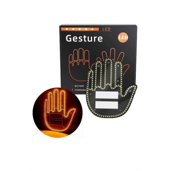 Led Işık El İşareti Araç Camı İçin Uzaktan Kumandalı Led Işık El İşareti Araç Camı İçin Uzaktan Kumandalı