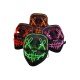 Led Işıklı Neon Maske Cadılar Bayramı Maskesi Korkunç Korku Maskesi Led Işıklı Neon Maske Cadılar Bayramı Maskesi Korkunç Korku Maskesi