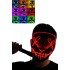 Led Işıklı Neon Maske Cadılar Bayramı Maskesi Korkunç Korku Maskesi